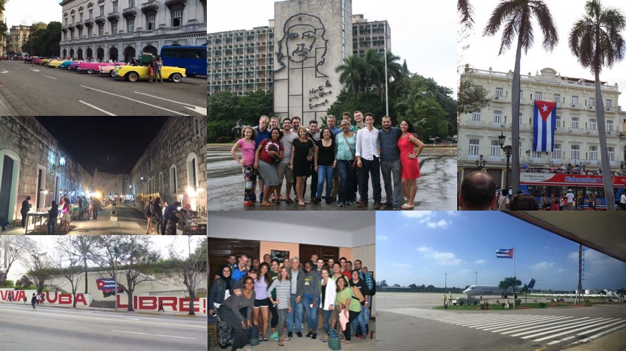 Students studying abroad in Cuba