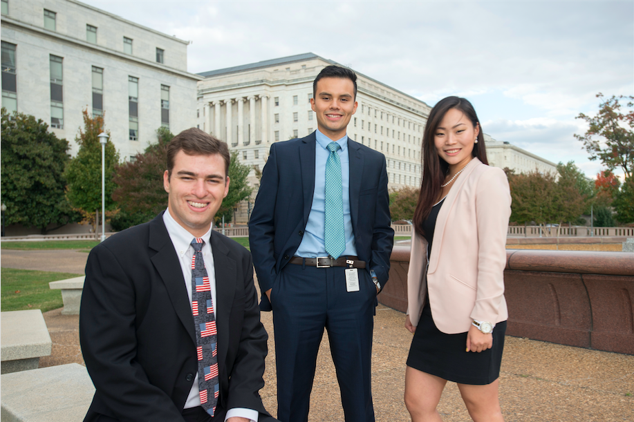 Students at Capitol Hill internships