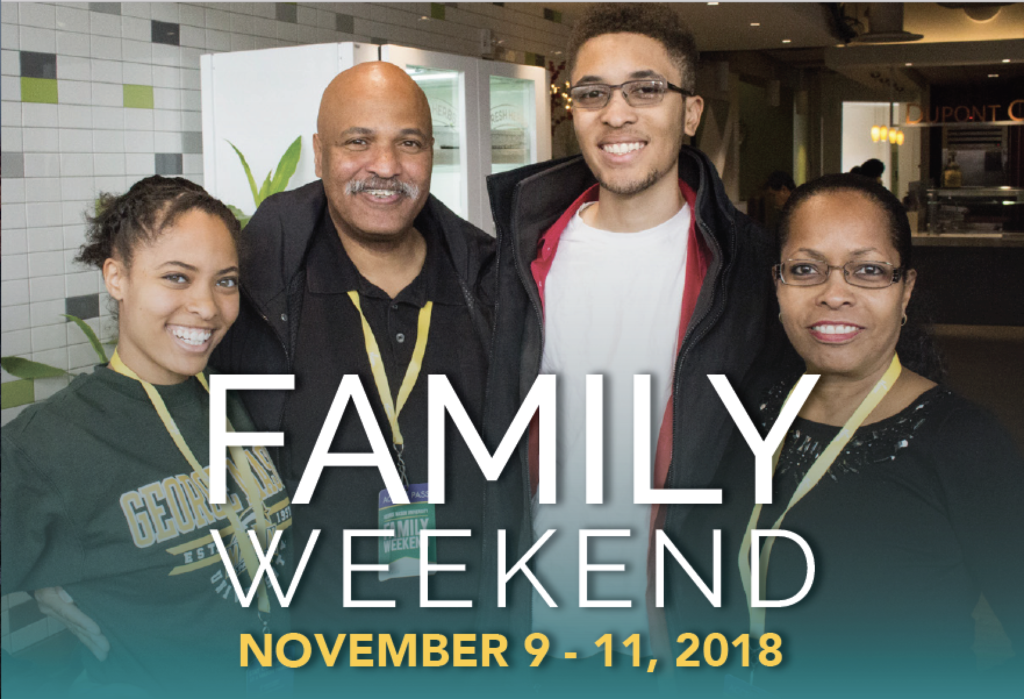 Family Weekend flyer