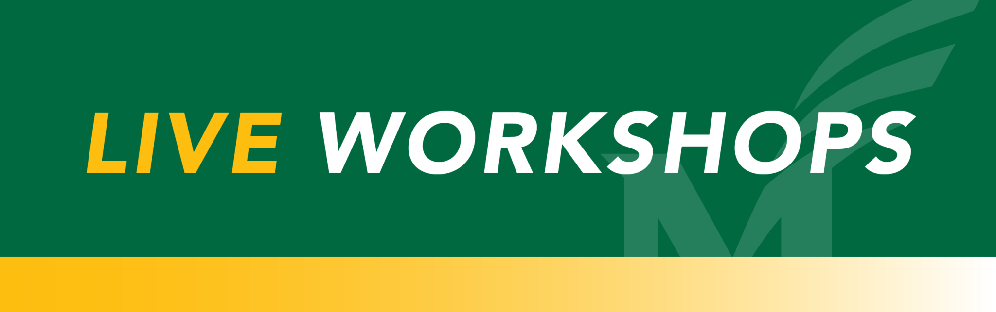 Live Workshops - Mason Families