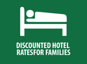 Discounted hotel rates for families